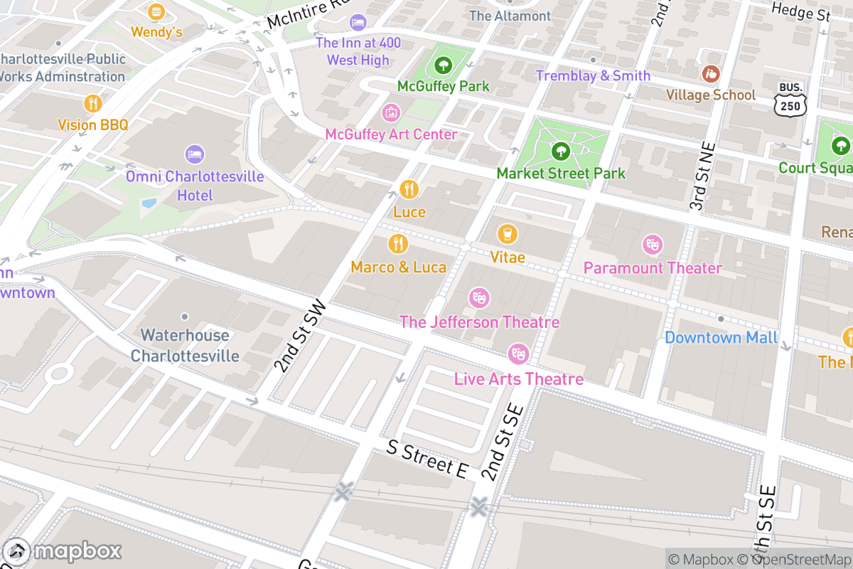 Map of The Southern Café & Music Hall