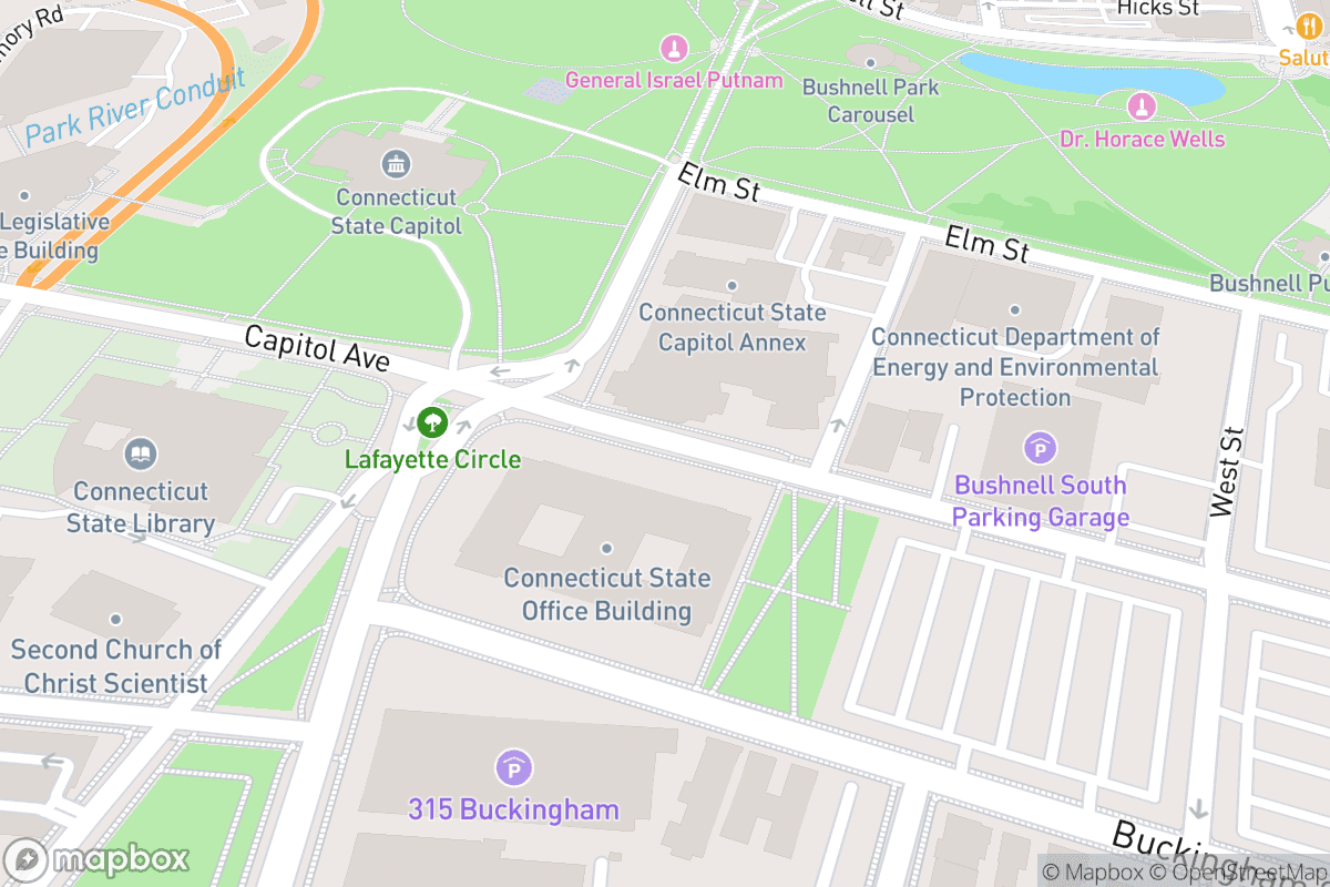 Map of Bushnell