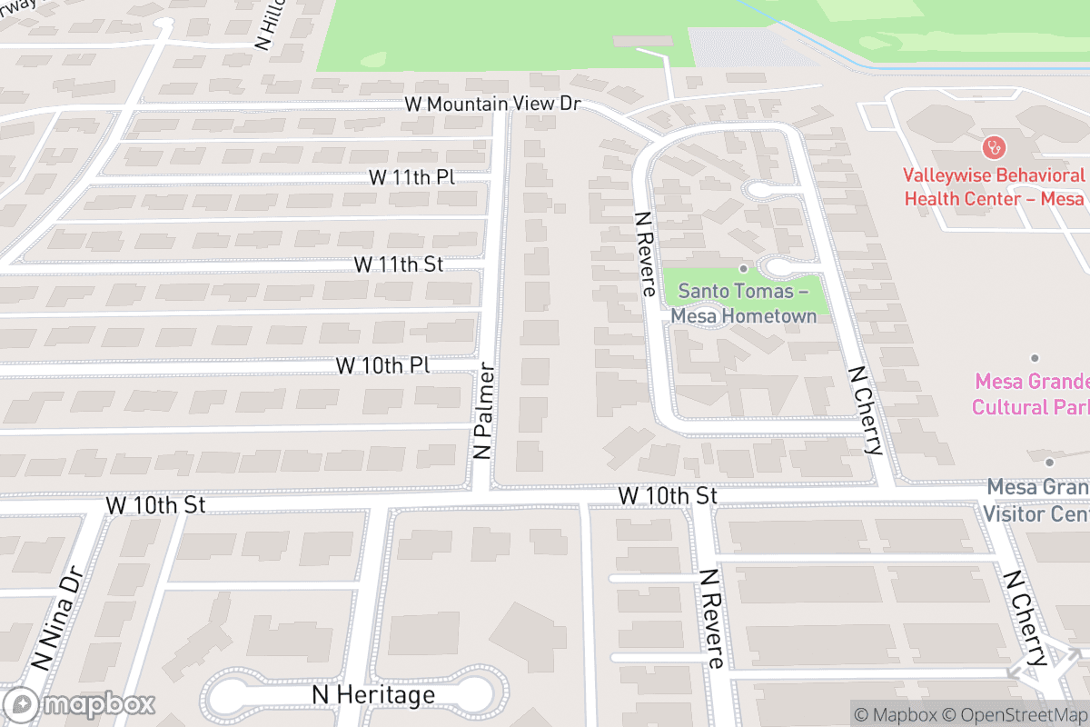 Map of Mesa Arts Center