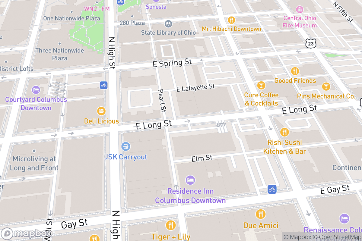 Map of Speaker Jo Ann Davidson Theatre