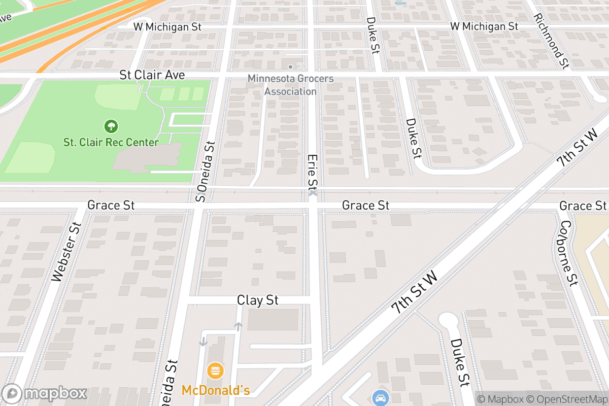 Map of Palace Theatre-MN