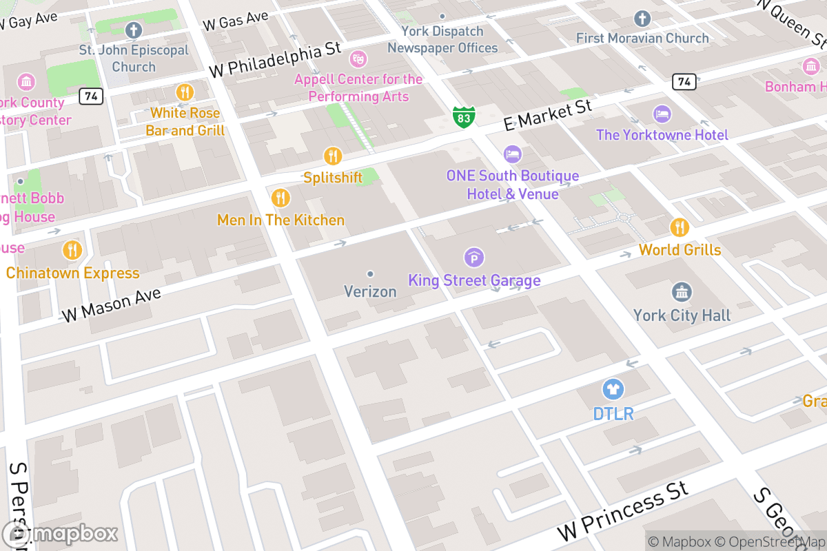 Map of Appell Center for the Performing Arts