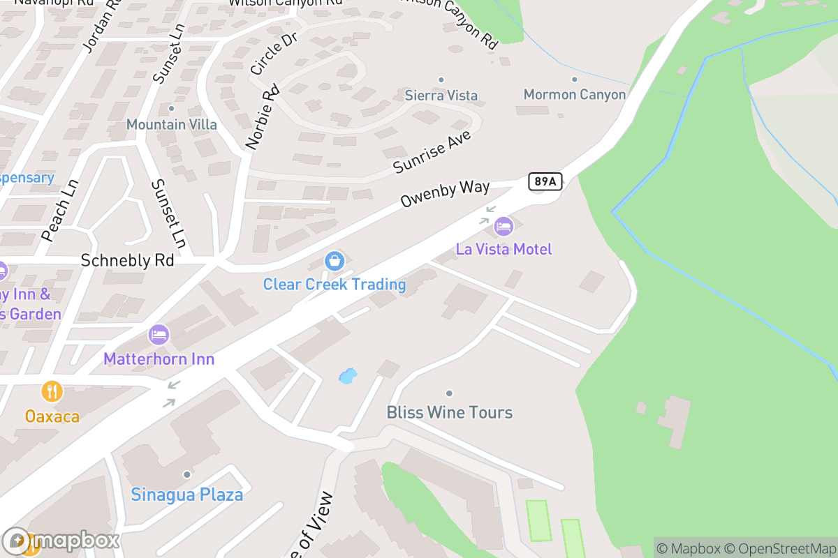 Map of Sedona Arts Center