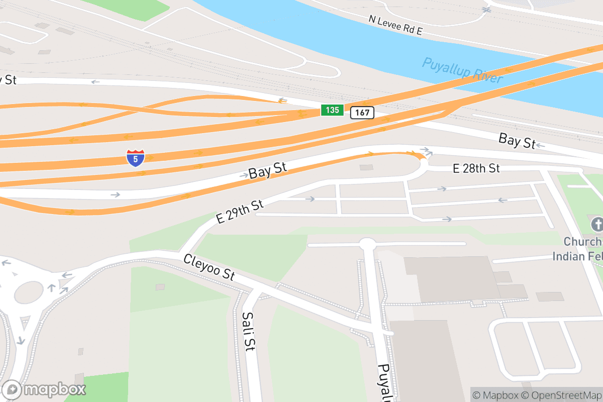 Map of Emerald Queen Casino