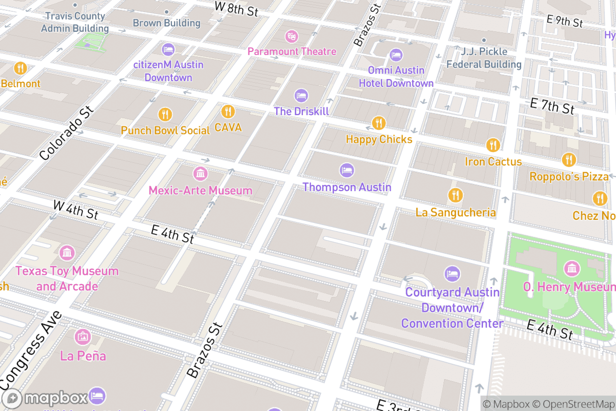 Map of Black Rabbit ATX