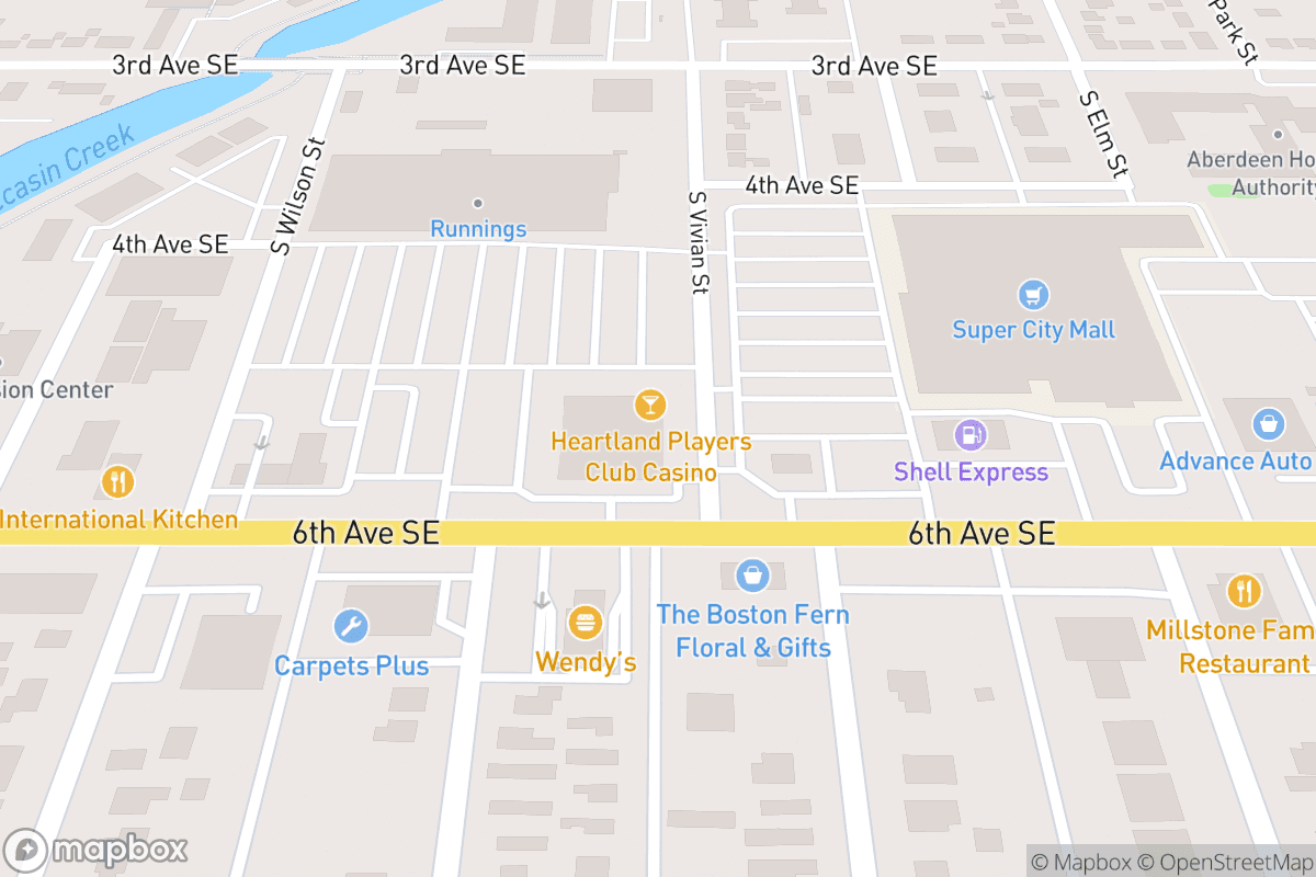 Map of Hub City Station Event Center
