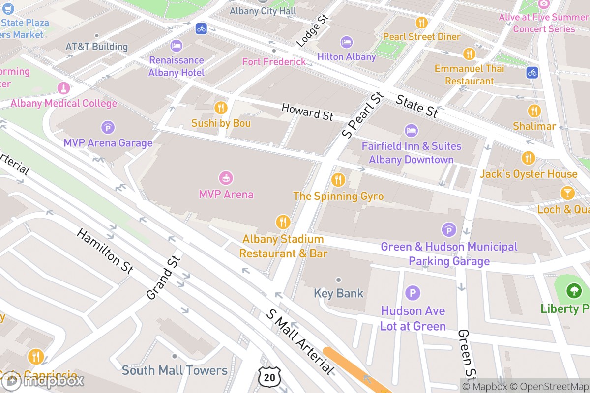 Map of MVP Arena