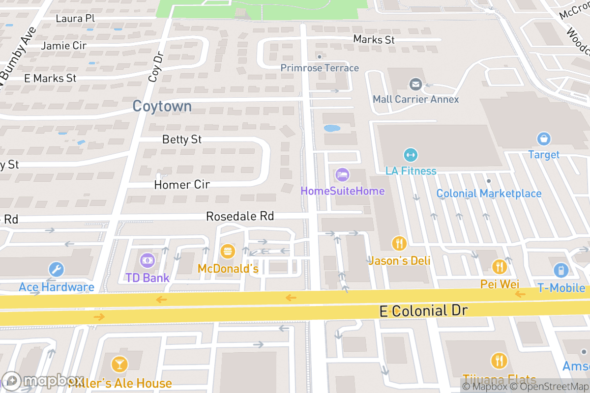 Map of Plaza Live - Orlando