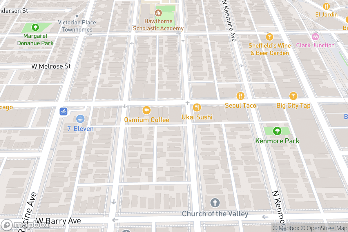 Map of Vic Theatre