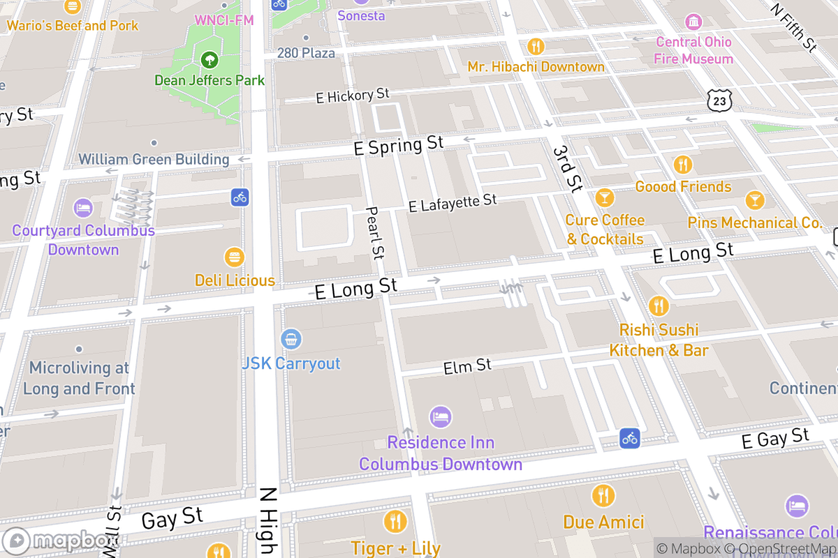 Map of Speaker Jo Ann Davidson Theatre