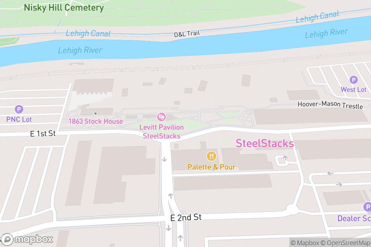 Map of Musikfest Cafe