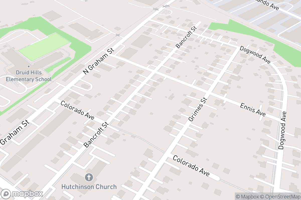 Map of Comedy Zone - Charlotte