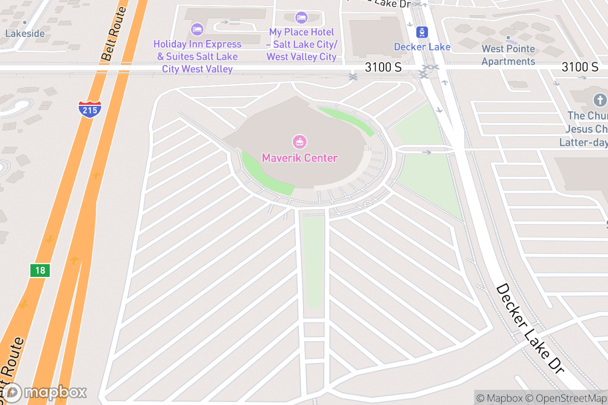 Map of Maverik Center