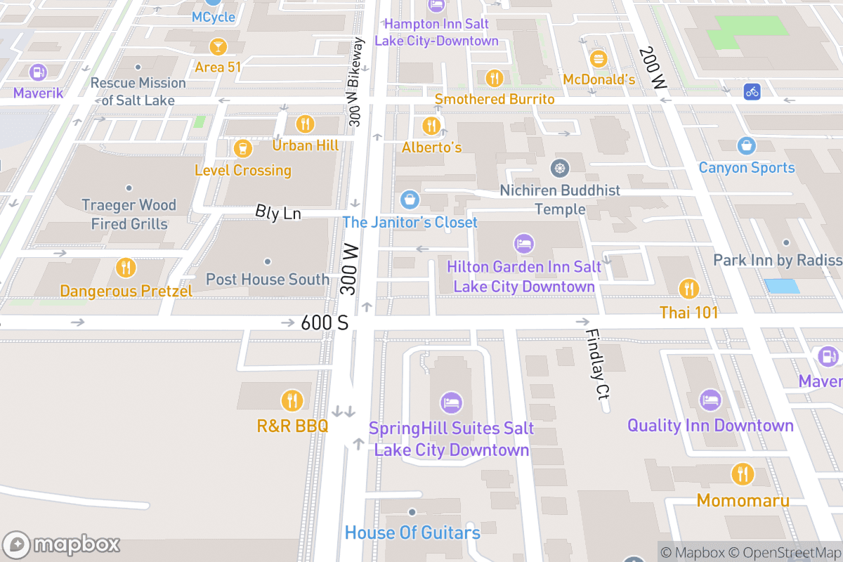 Map of Janet Quinney Lawson Capitol Theatre