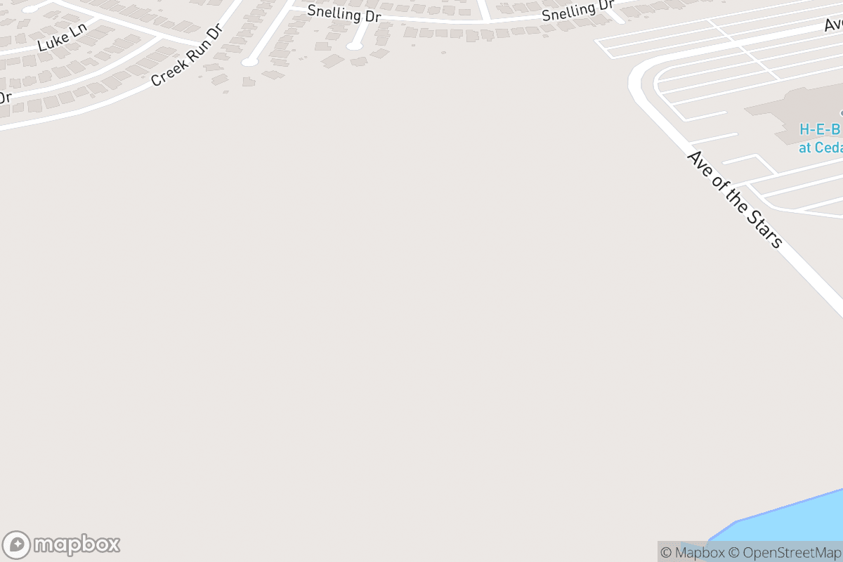 Map of H-E-B Center at Cedar Park