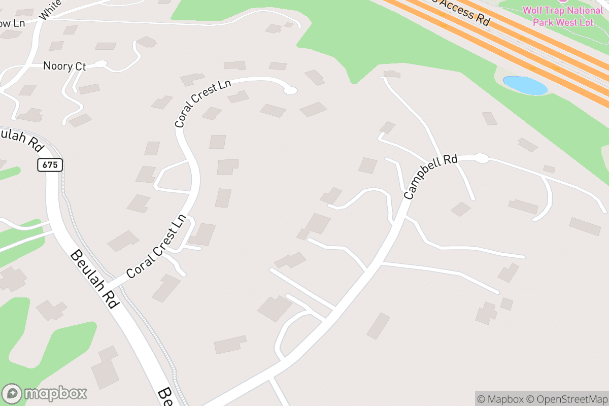 Map of The Barns at Wolf Trap