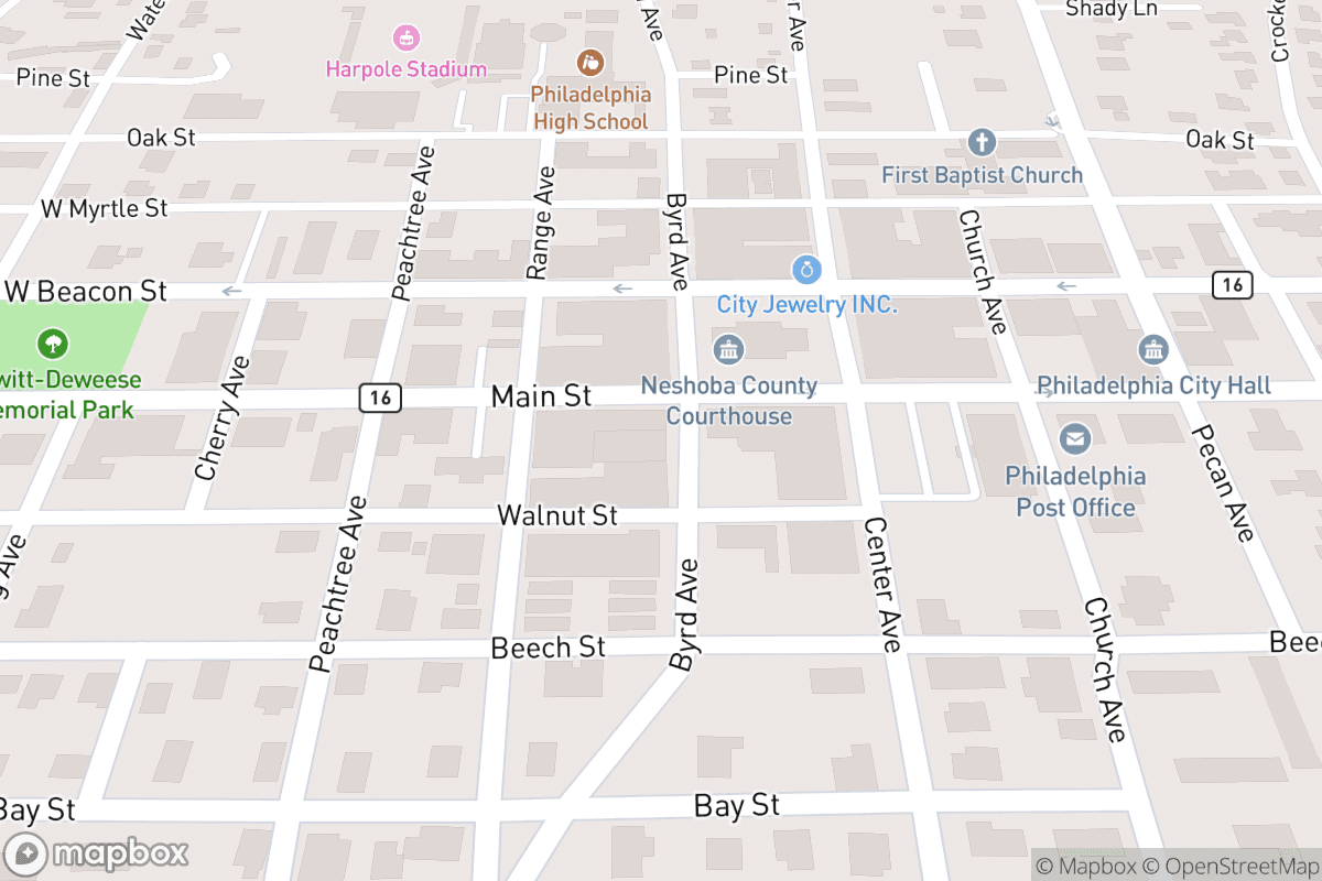 Map of The Ellis Theater
