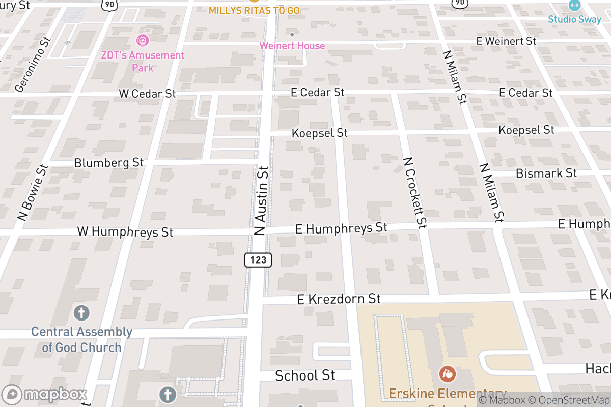 Map of The Abbott House