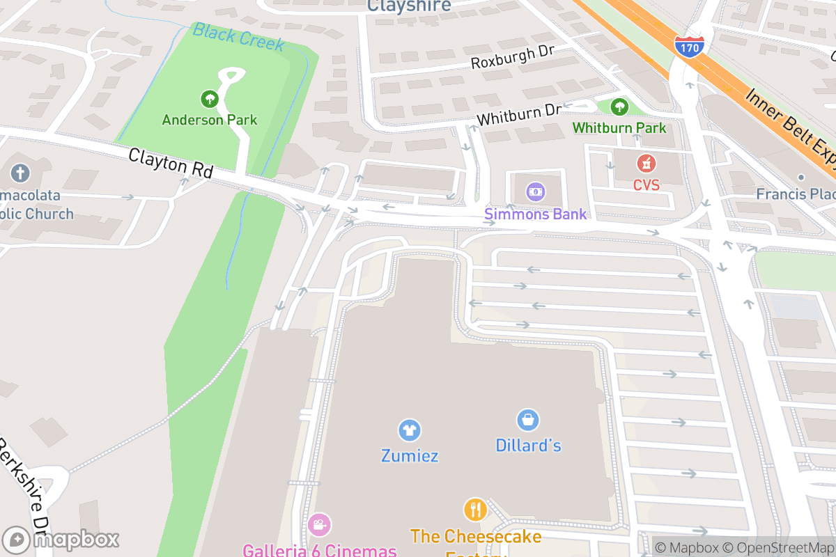 Map of Helium Comedy Club (St. Louis)