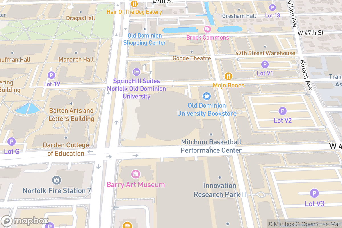 Map of Chartway Arena