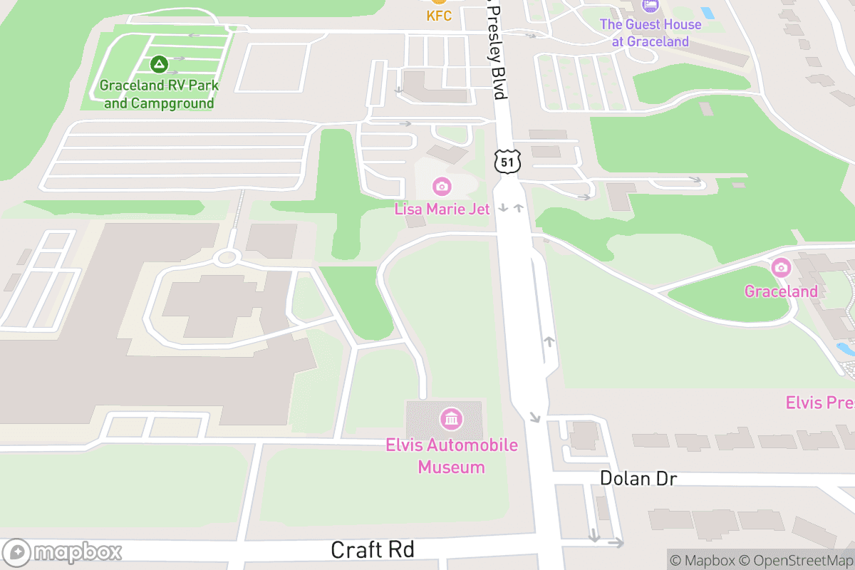 Map of Graceland Soundstage