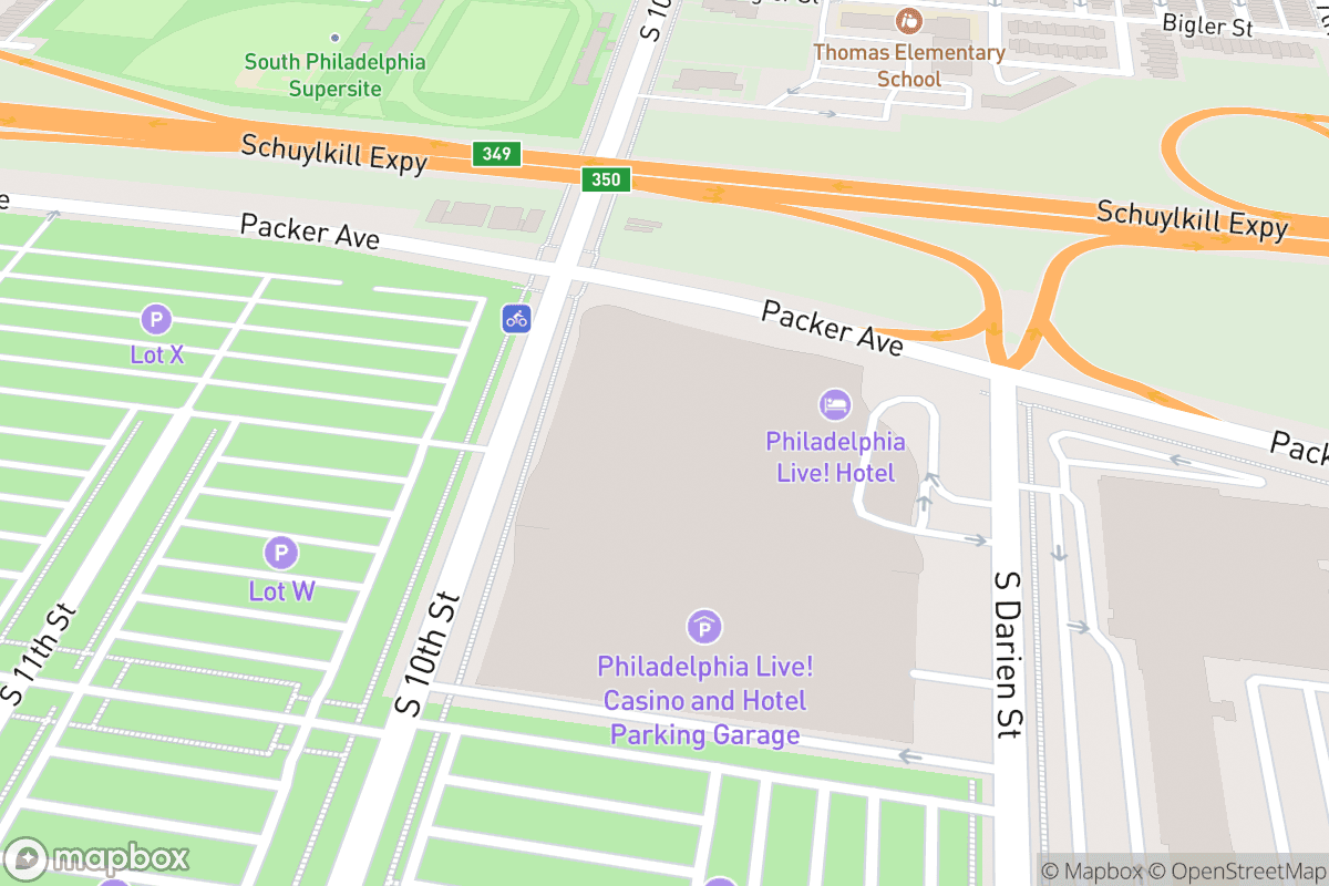 Map of Live! Event Center