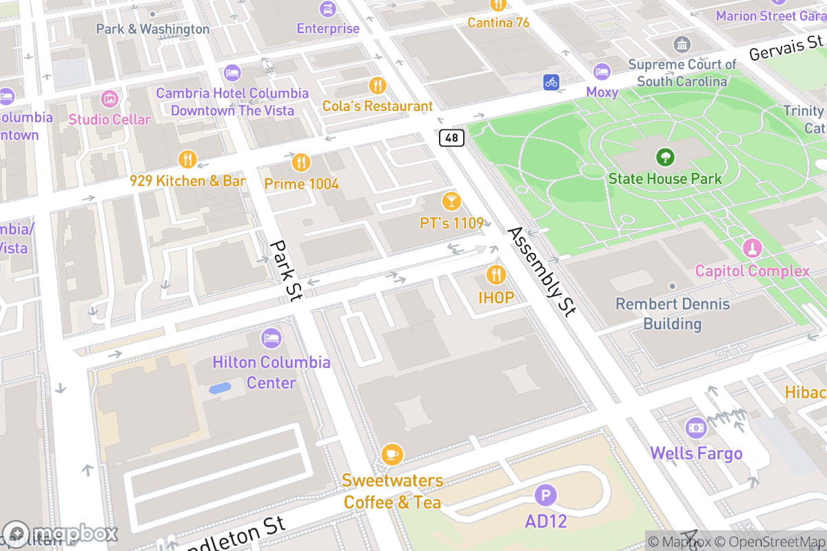 Map of The Senate