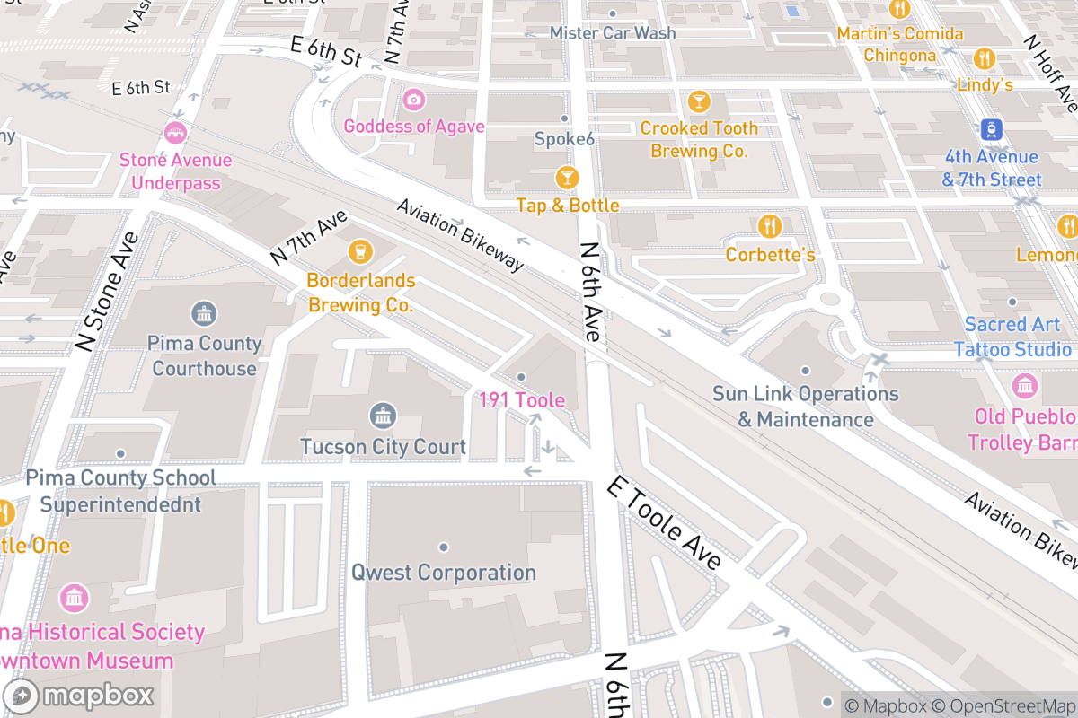 Map of 191 Toole