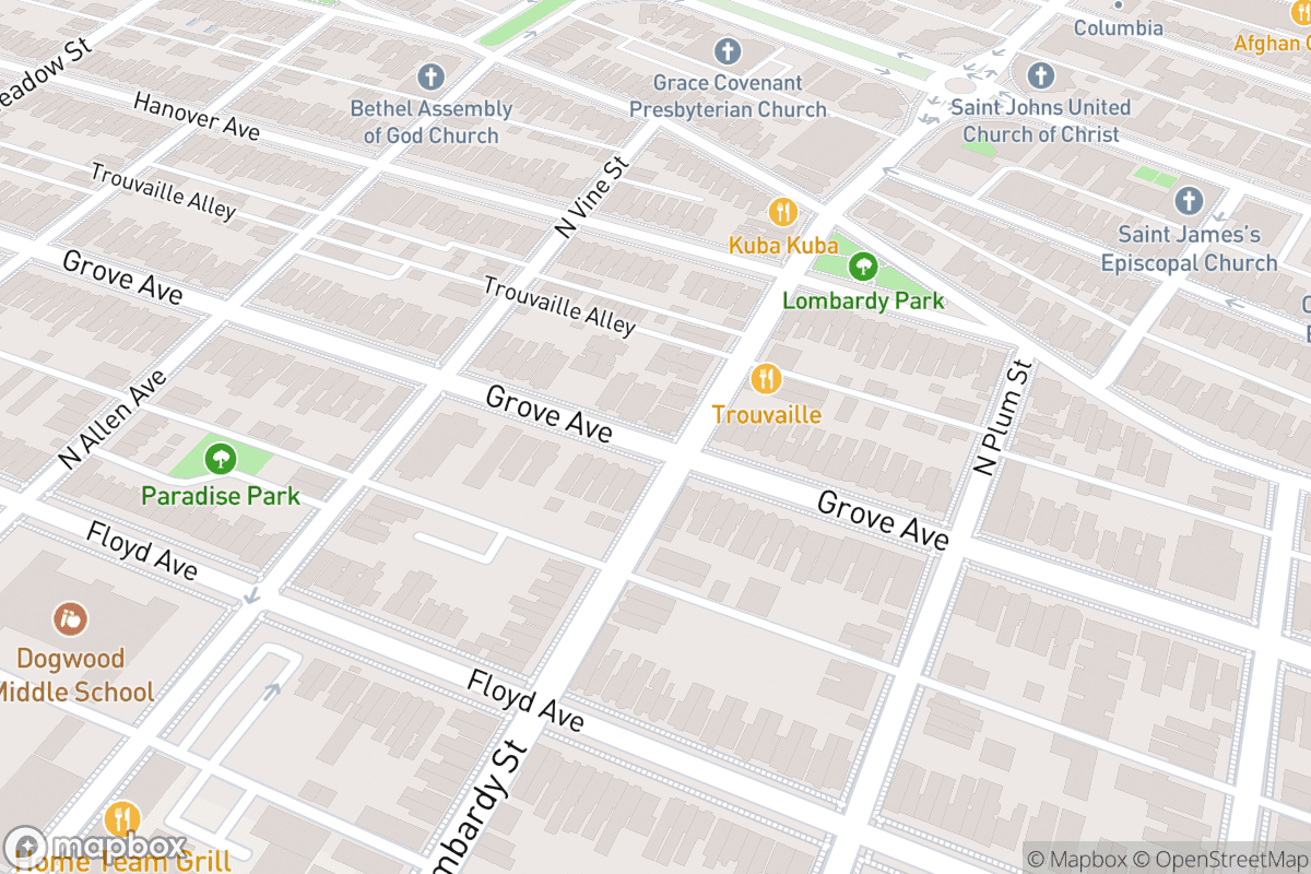 Map of Altria Theater