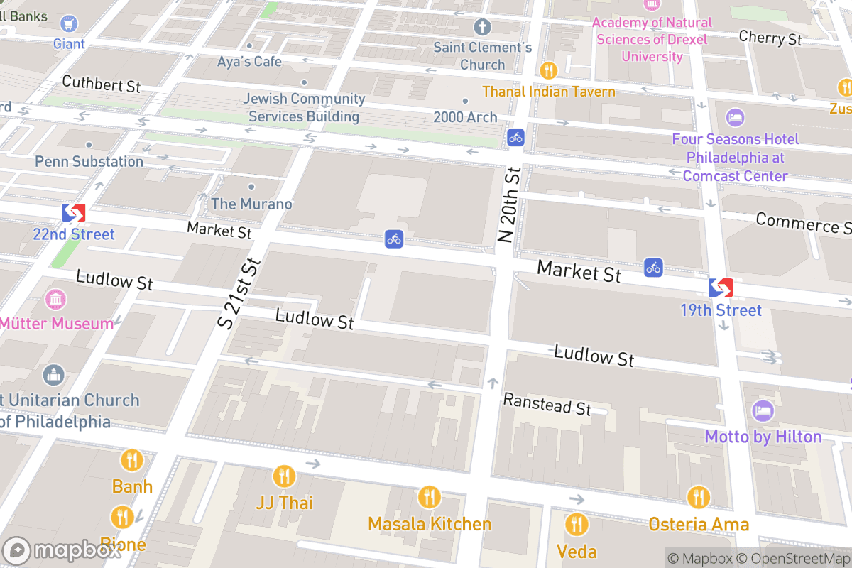 Map of Helium Comedy Club - Philadelphia