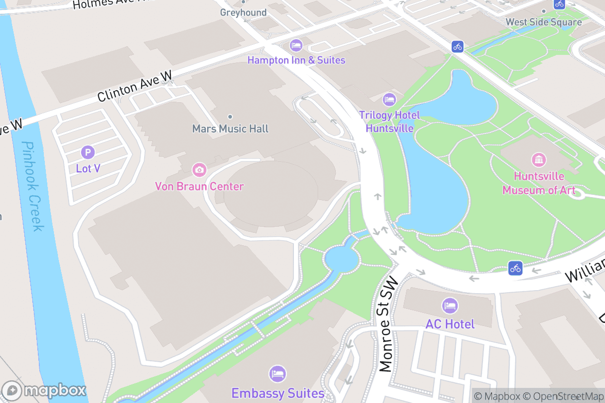 Map of VBC Mark C Smith Concert Hall