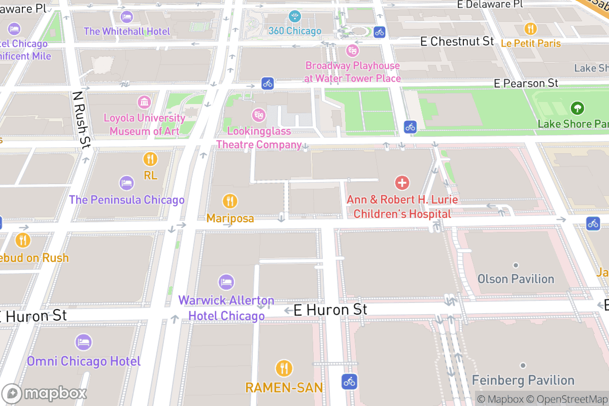 Map of The Comedy Bar - Chicago