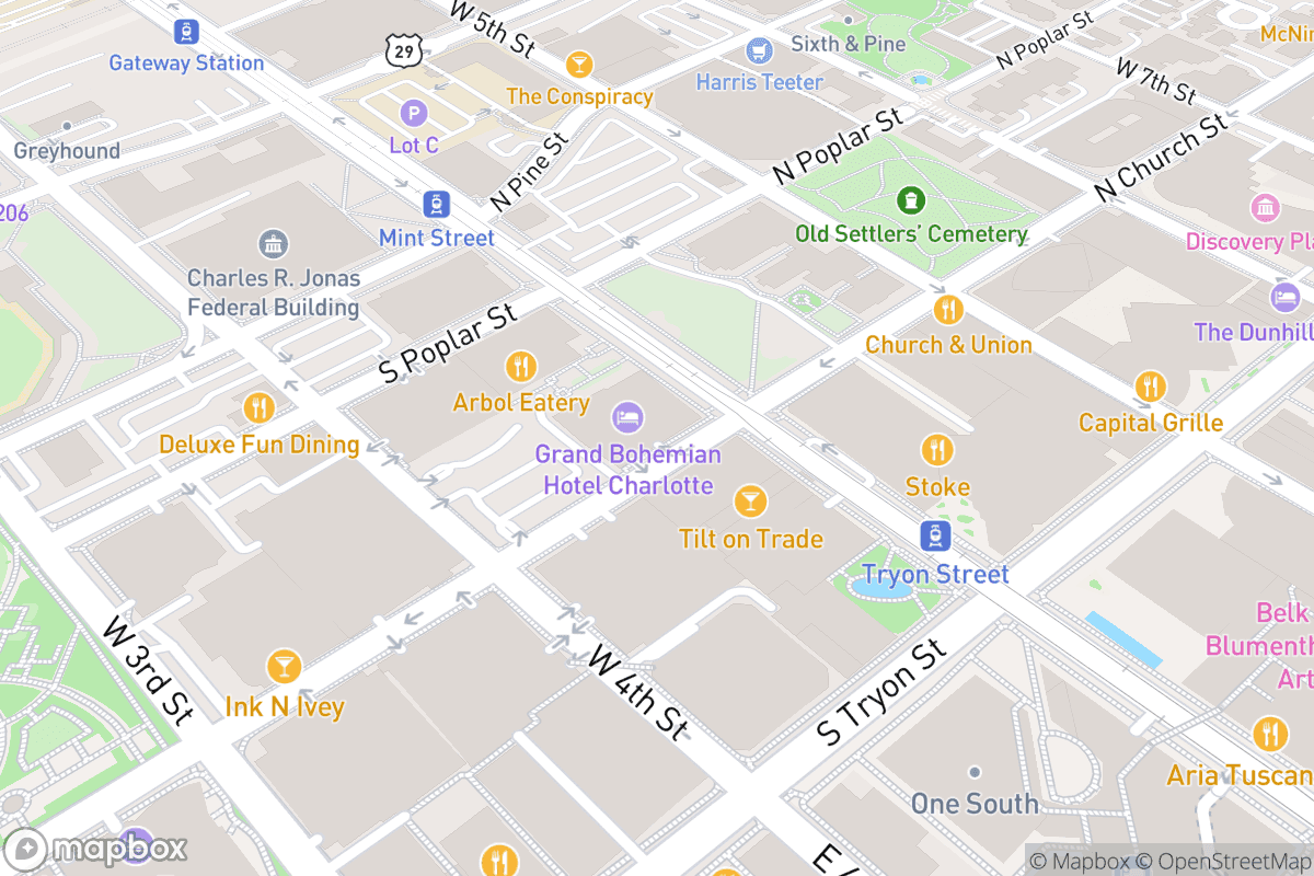Map of Belk Theatre
