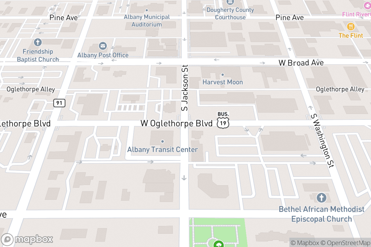 Map of Albany Municipal Auditorium