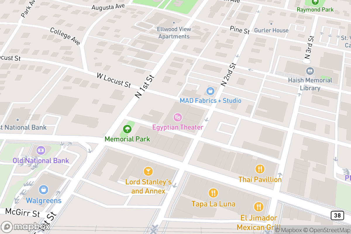 Map of Egyptian Theater