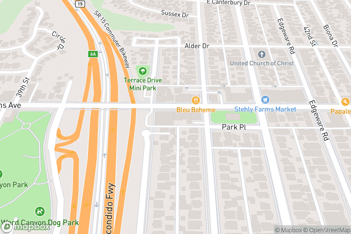 Map of Mission Brewing - Kensington