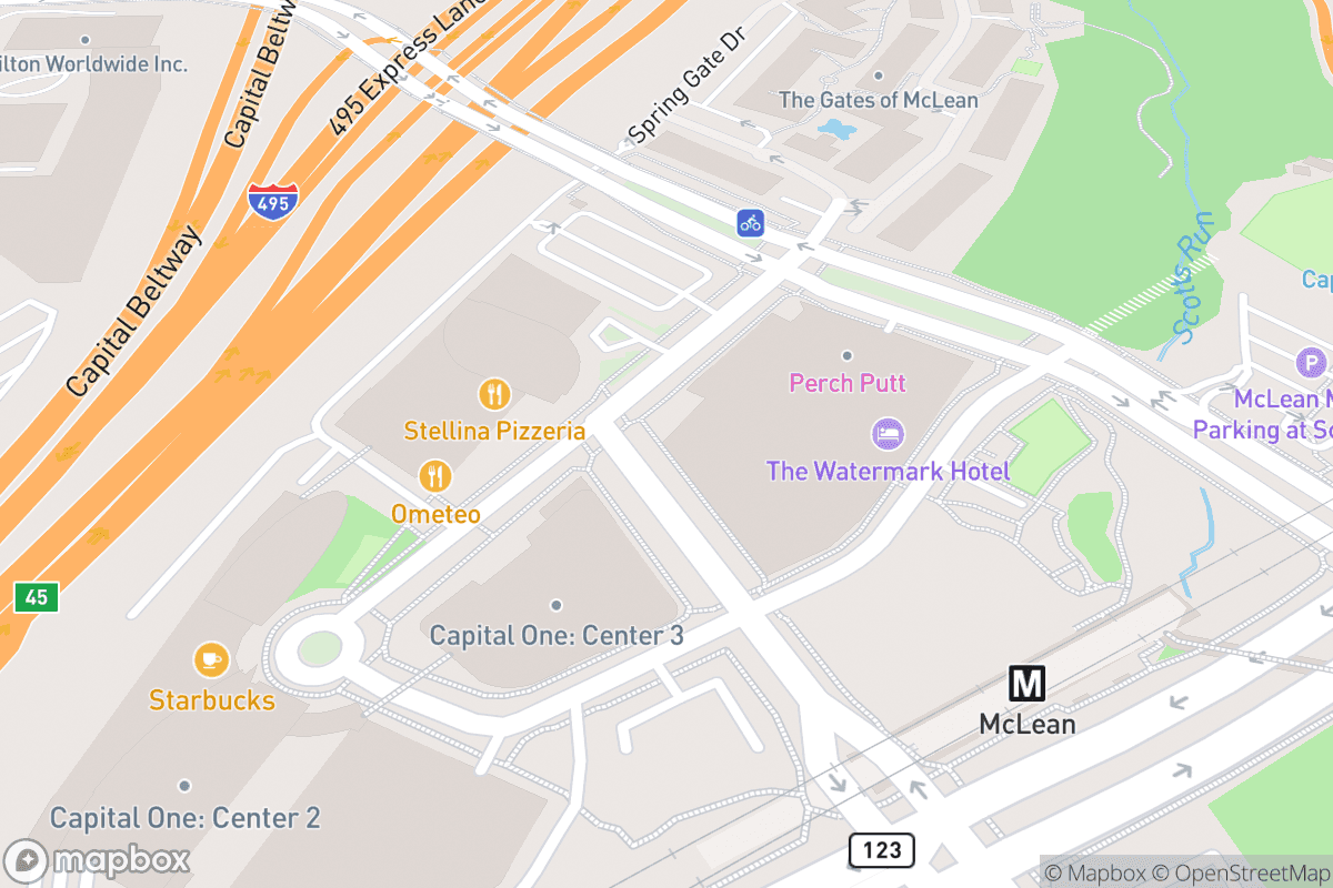 Map of The Vault at Capital One Hall