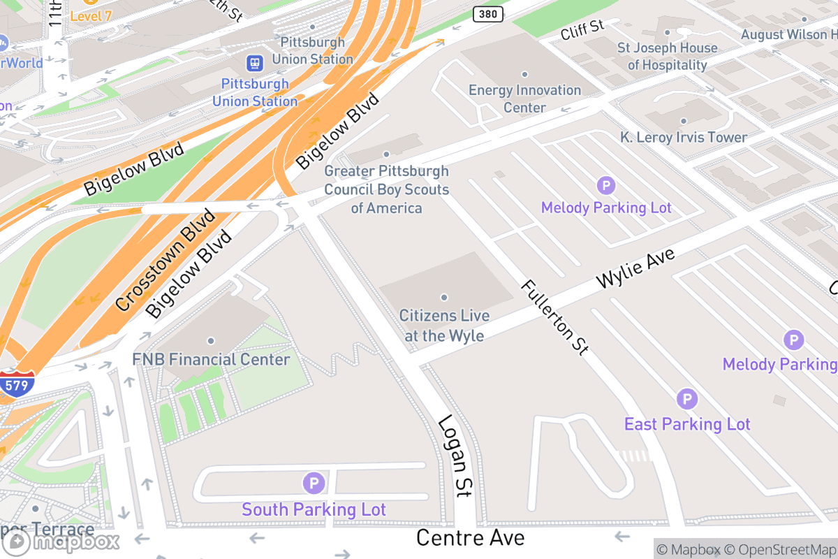 Map of Citizens Live at The Wylie