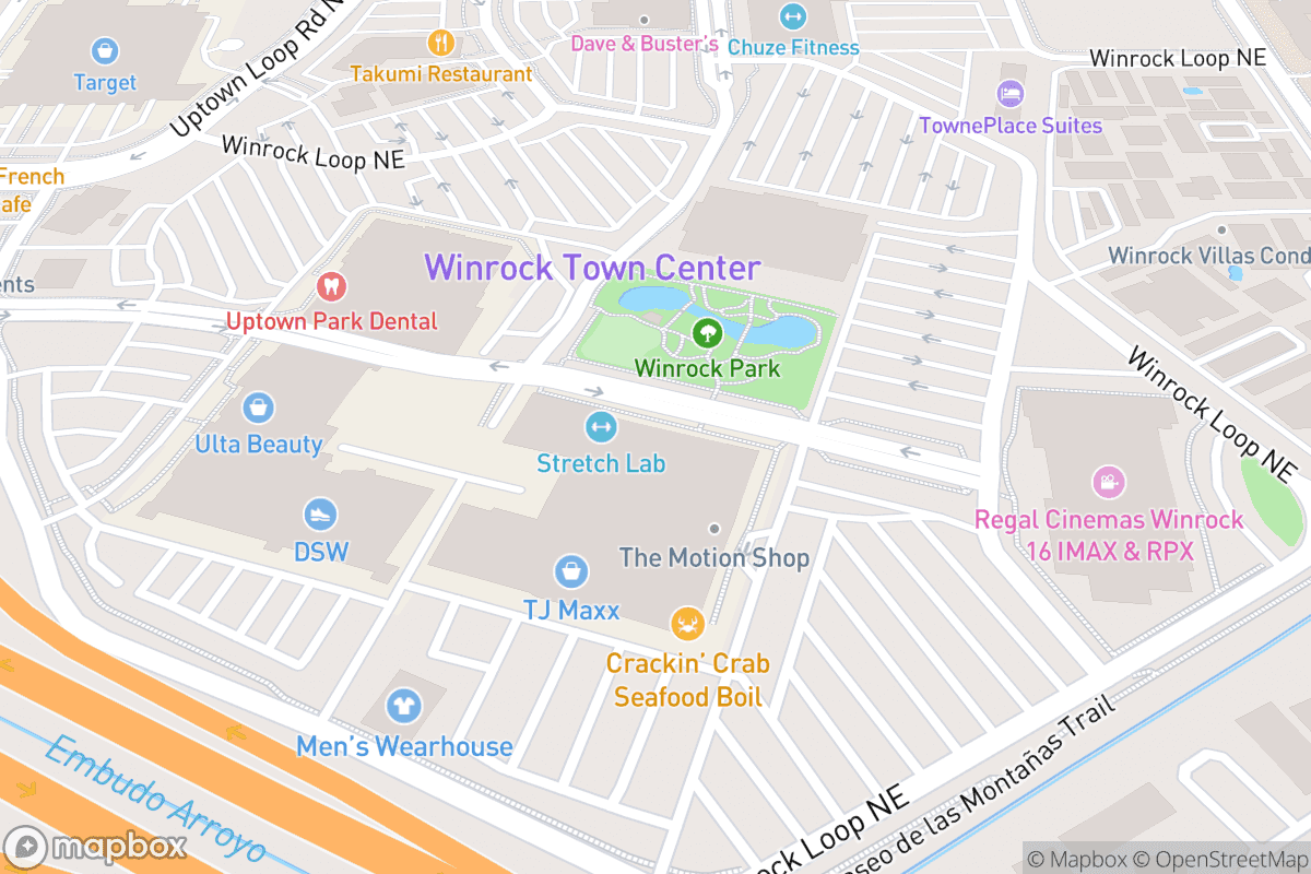 Map of Hyena’s (Albuquerque)