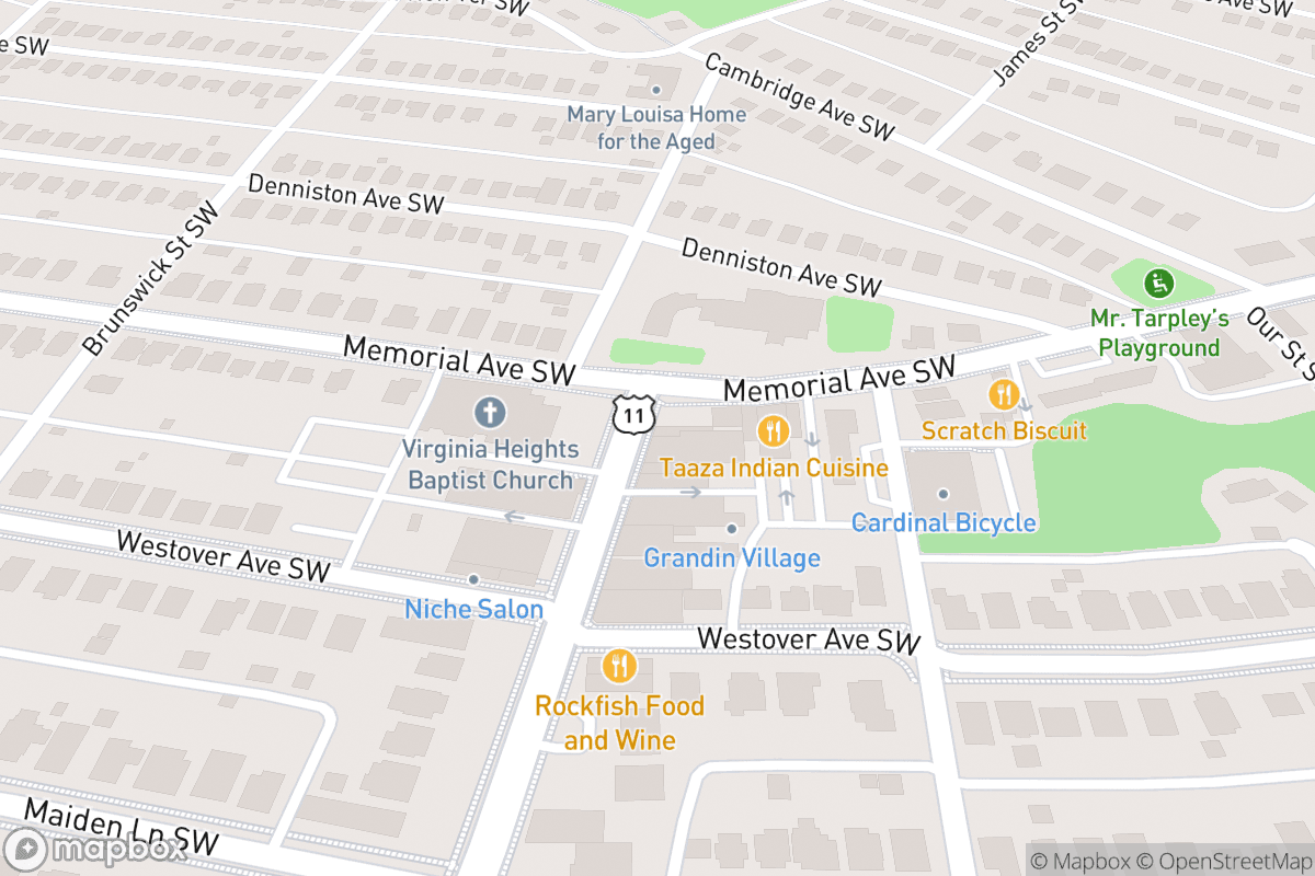 Map of Grandin Theatre