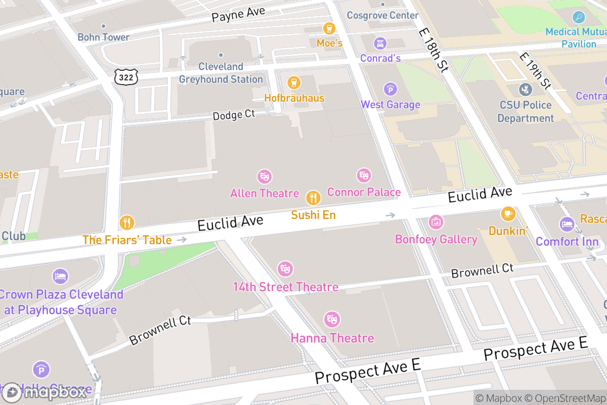 Map of Mimi Ohio Theatre