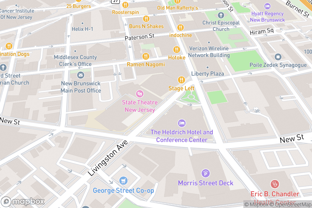Map of State Theatre