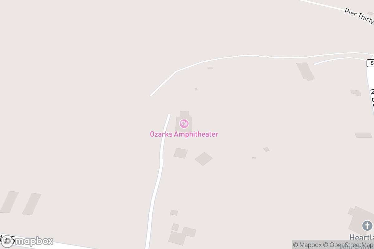 Map of Ozarks Amphitheater