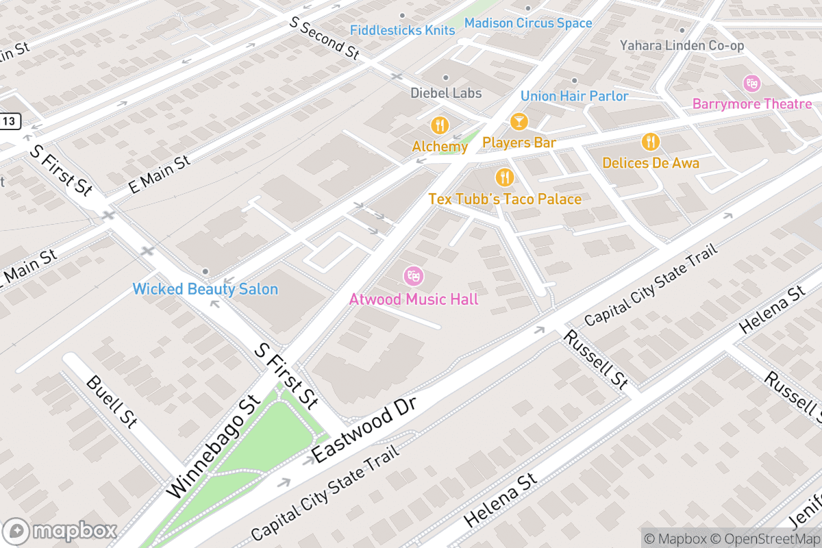 Map of Atwood Music Hall