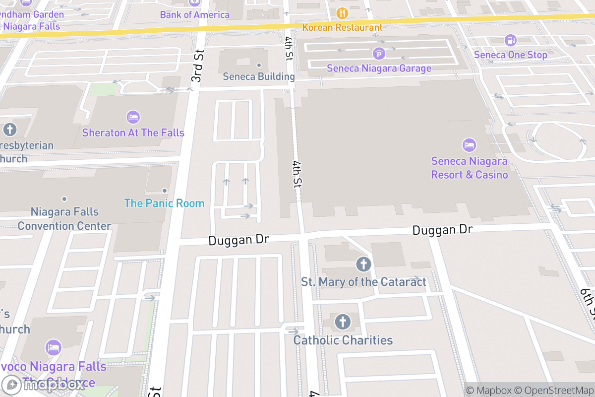 Map of Seneca Niagara Resort & Casino Event Center