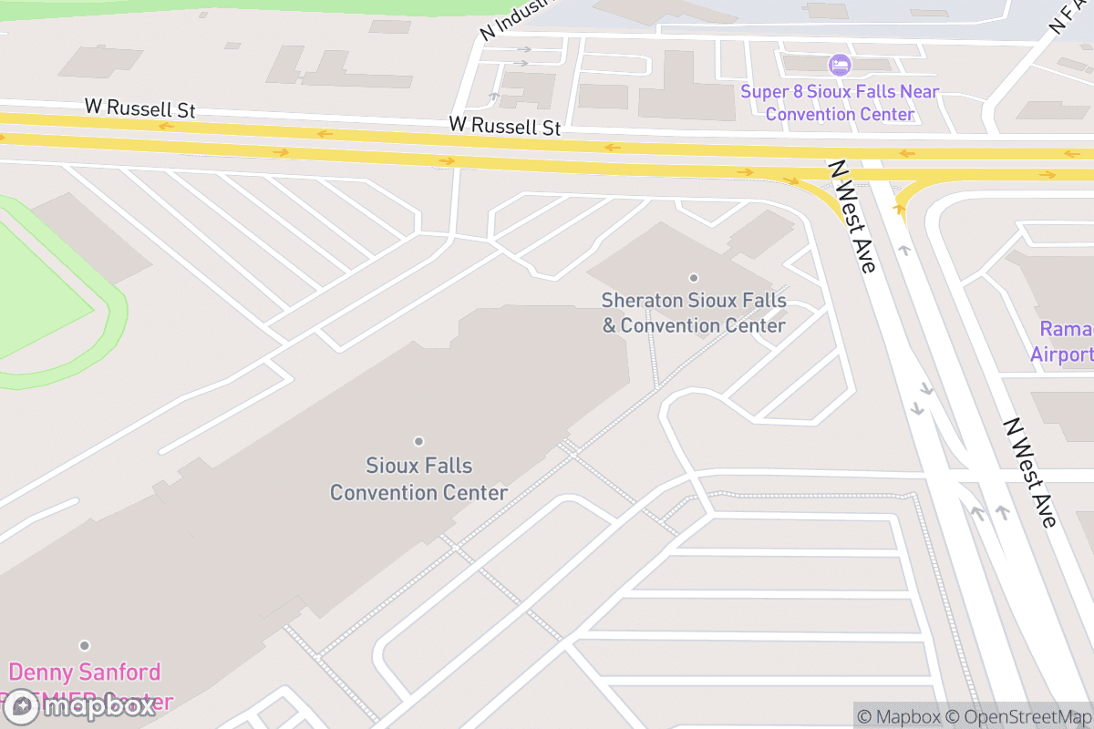 Map of Denny Sanford PREMIER Center