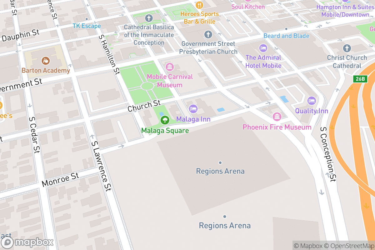 Map of Regions Arena