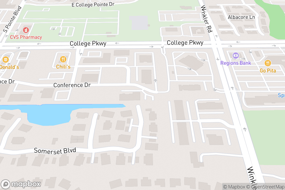 Map of Suncoast Credit Union Arena