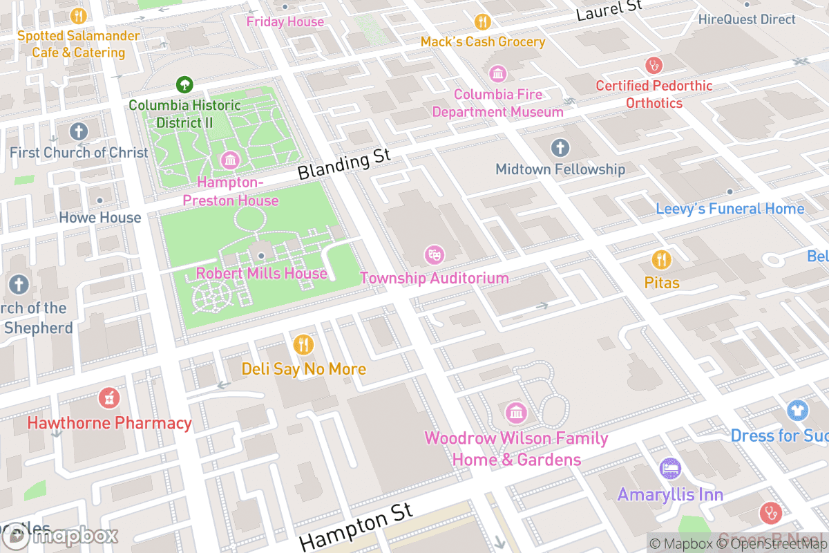 Map of Township Auditorium