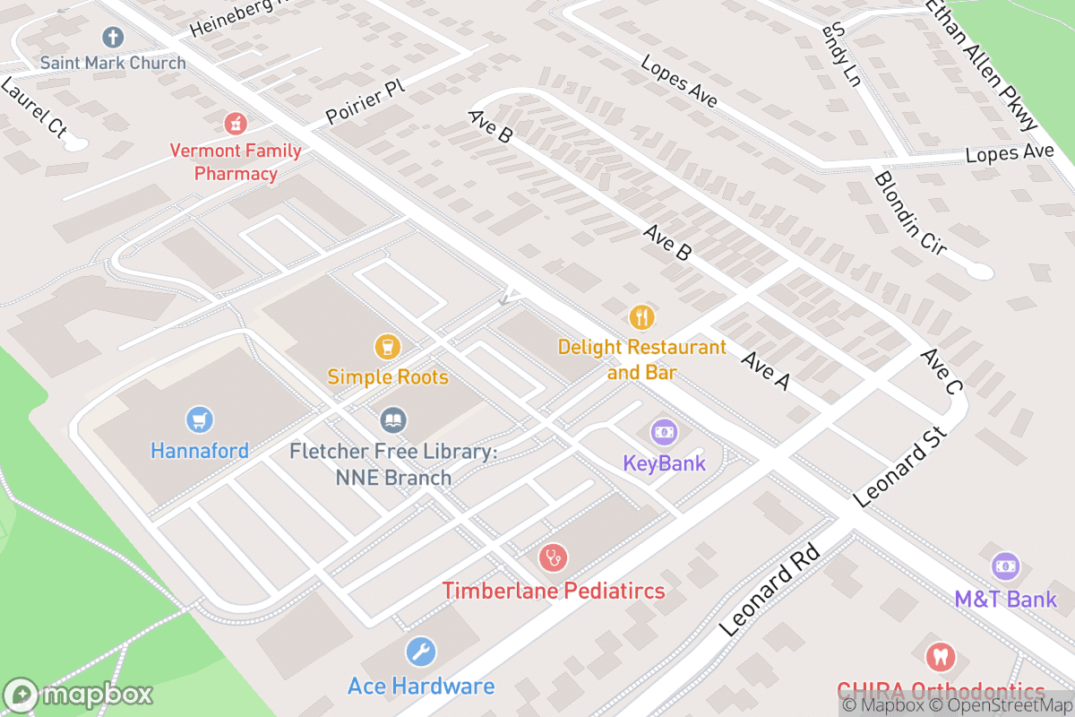 Map of Off Center for the Dramatic Arts